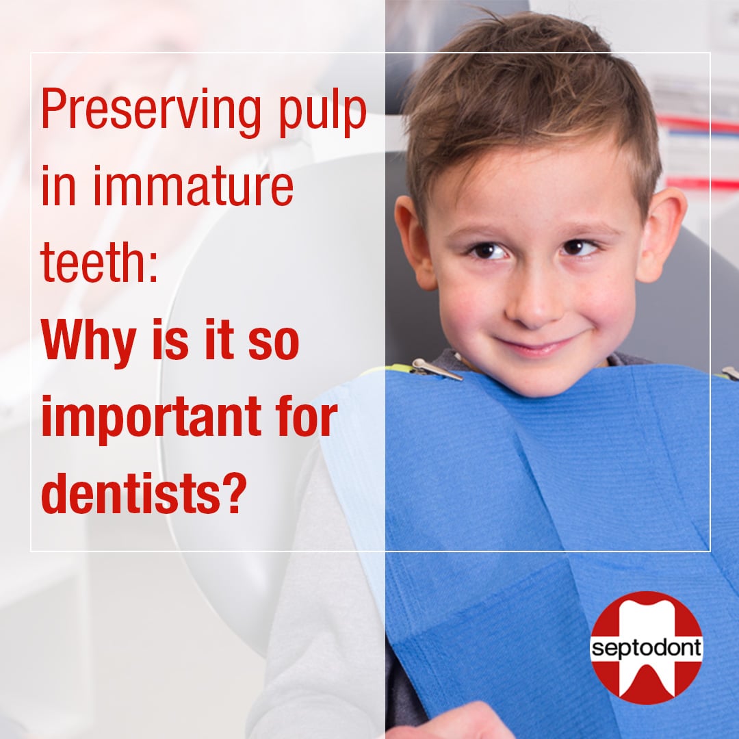 preserving pulp in immature teeth
